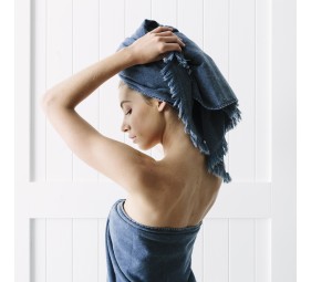 Indigo Bath Towel
