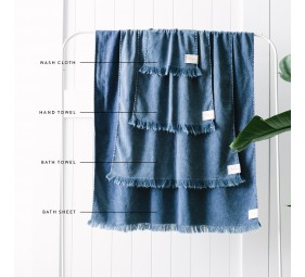 Indigo Bath Sheet