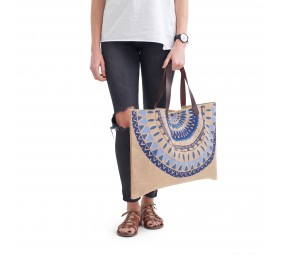 Majorelle Jute Bag