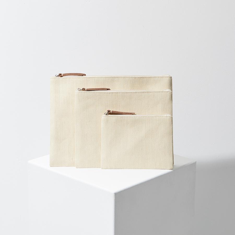 Paper Straw Clutch Trio
